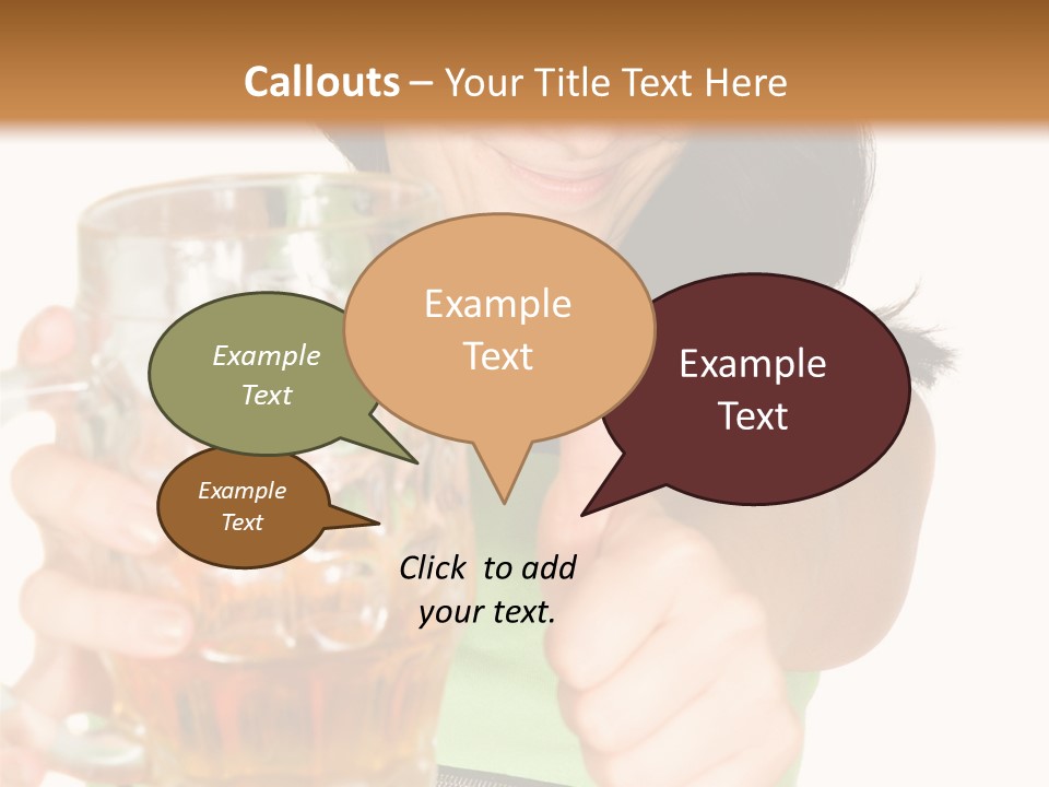 Alcohol Habit Foam PowerPoint Template