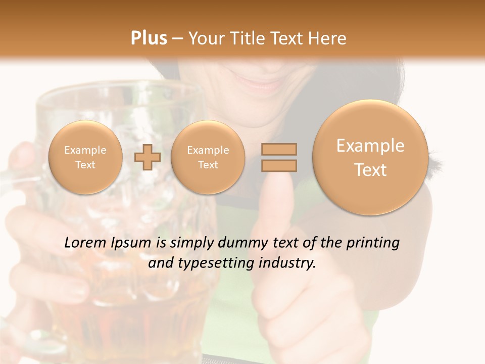 Alcohol Habit Foam PowerPoint Template