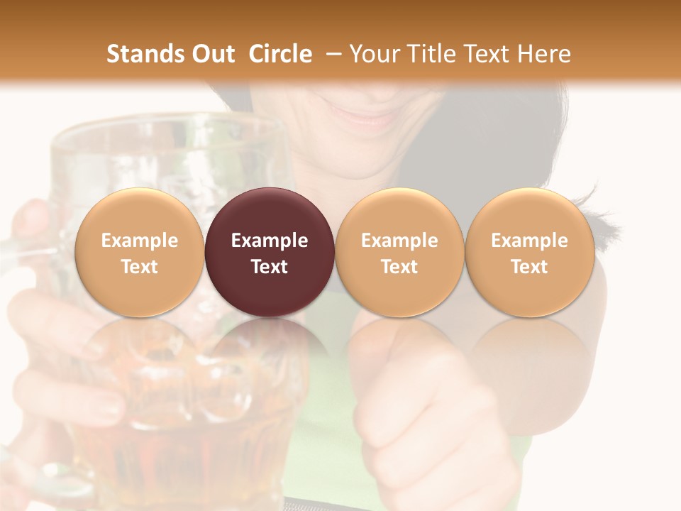 Alcohol Habit Foam PowerPoint Template