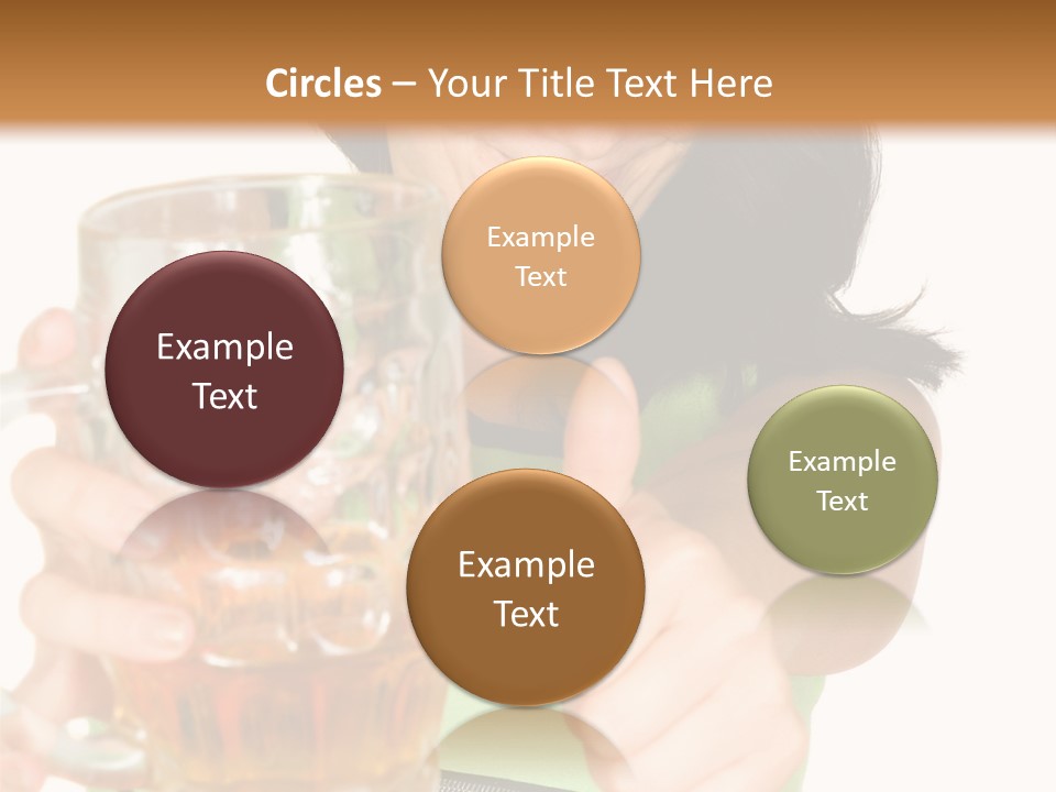 Alcohol Habit Foam PowerPoint Template