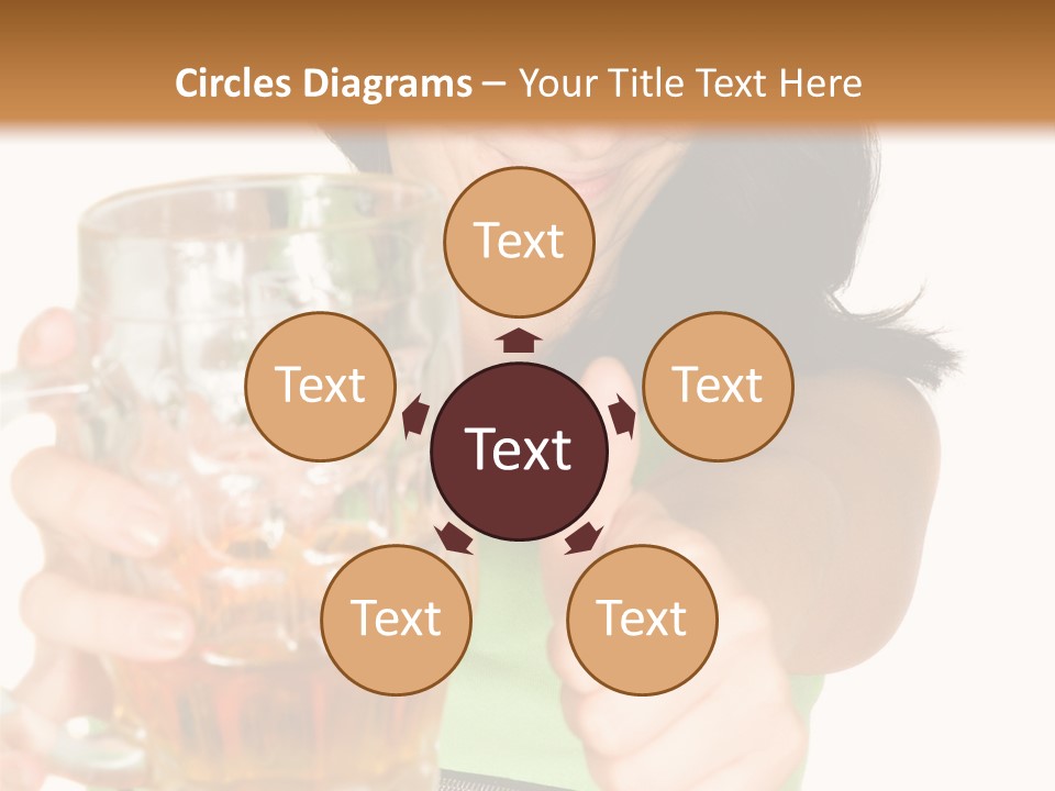 Alcohol Habit Foam PowerPoint Template