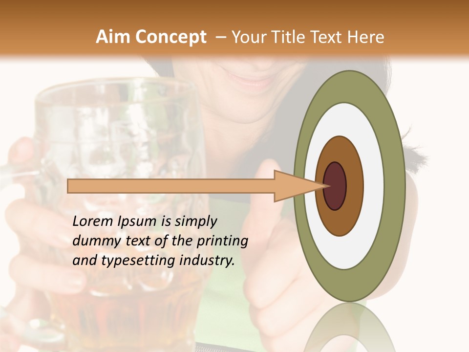 Alcohol Habit Foam PowerPoint Template