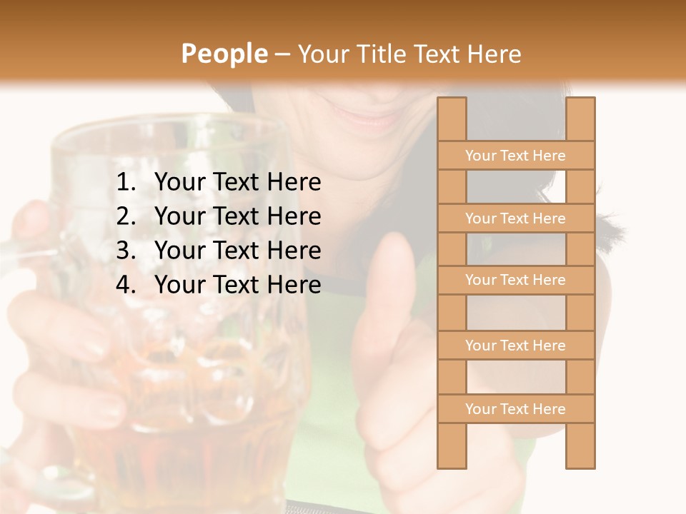 Alcohol Habit Foam PowerPoint Template