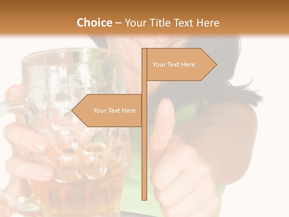 Alcohol Habit Foam PowerPoint Template