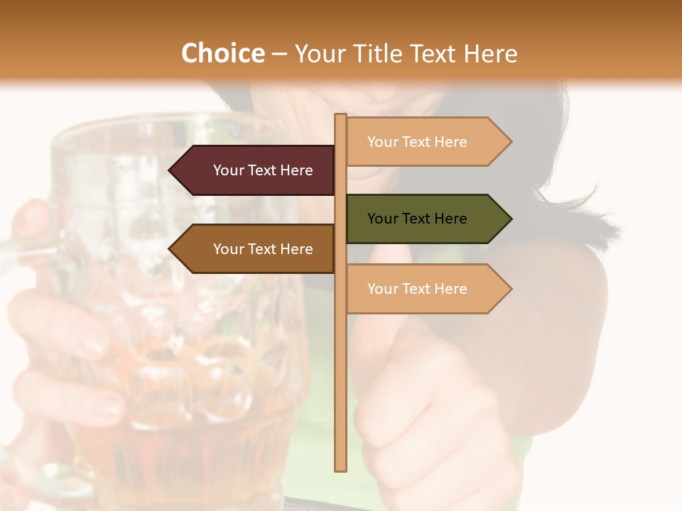 Alcohol Habit Foam PowerPoint Template