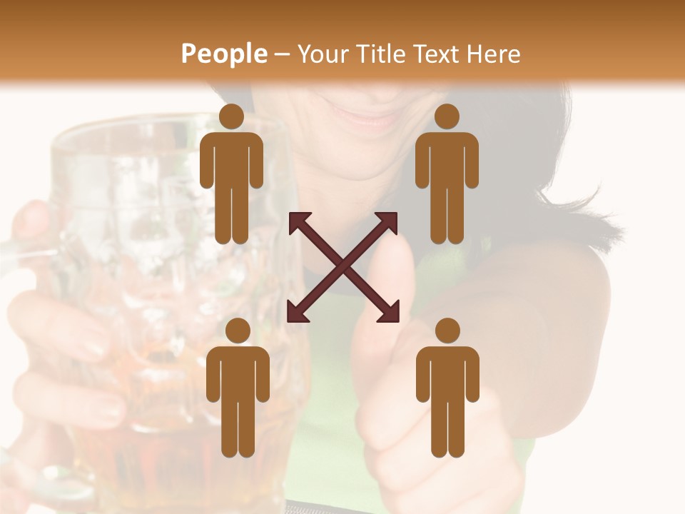 Alcohol Habit Foam PowerPoint Template