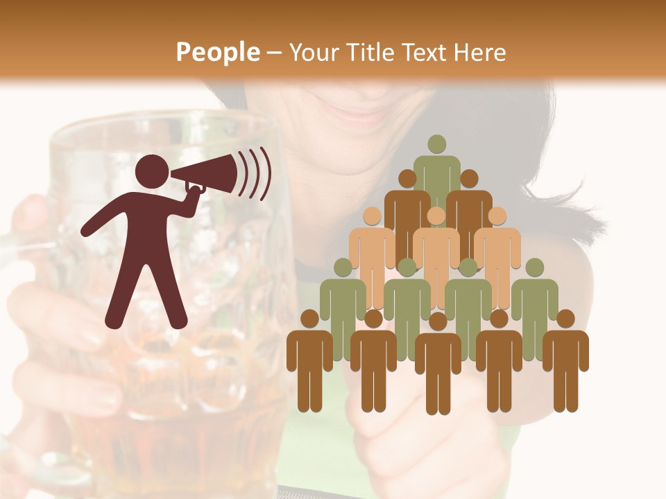 Alcohol Habit Foam PowerPoint Template