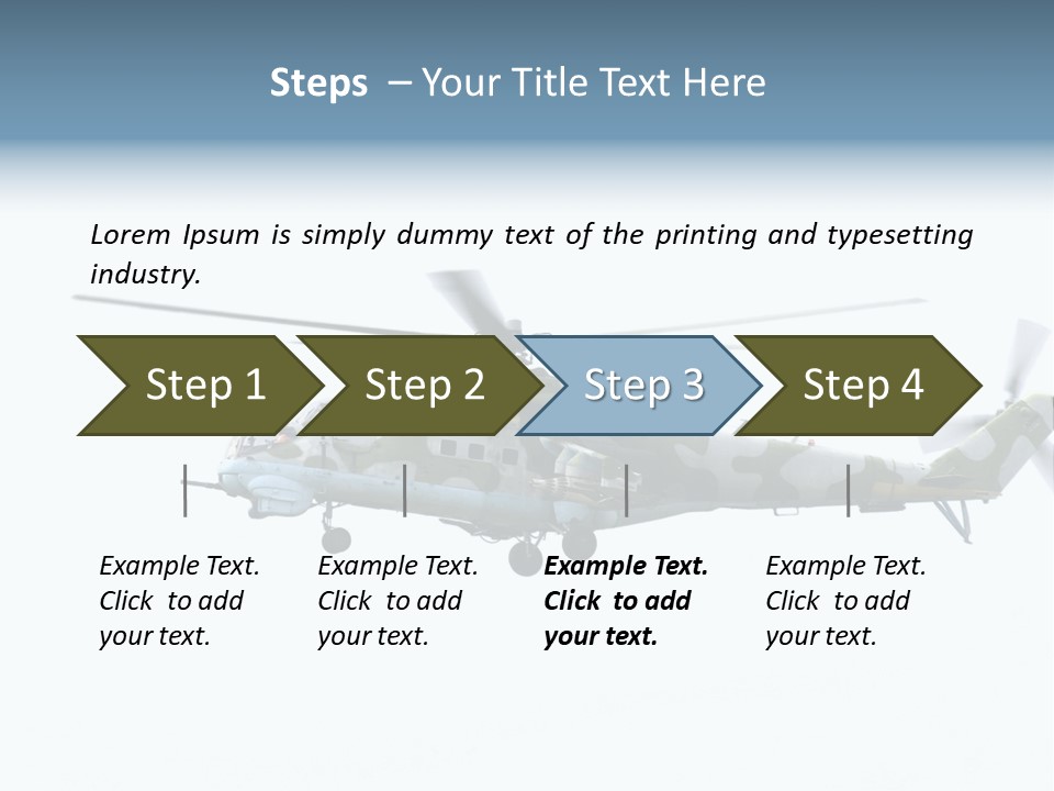 Copyspace Hind Warbird PowerPoint Template