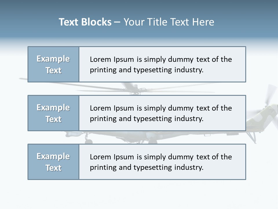 Copyspace Hind Warbird PowerPoint Template