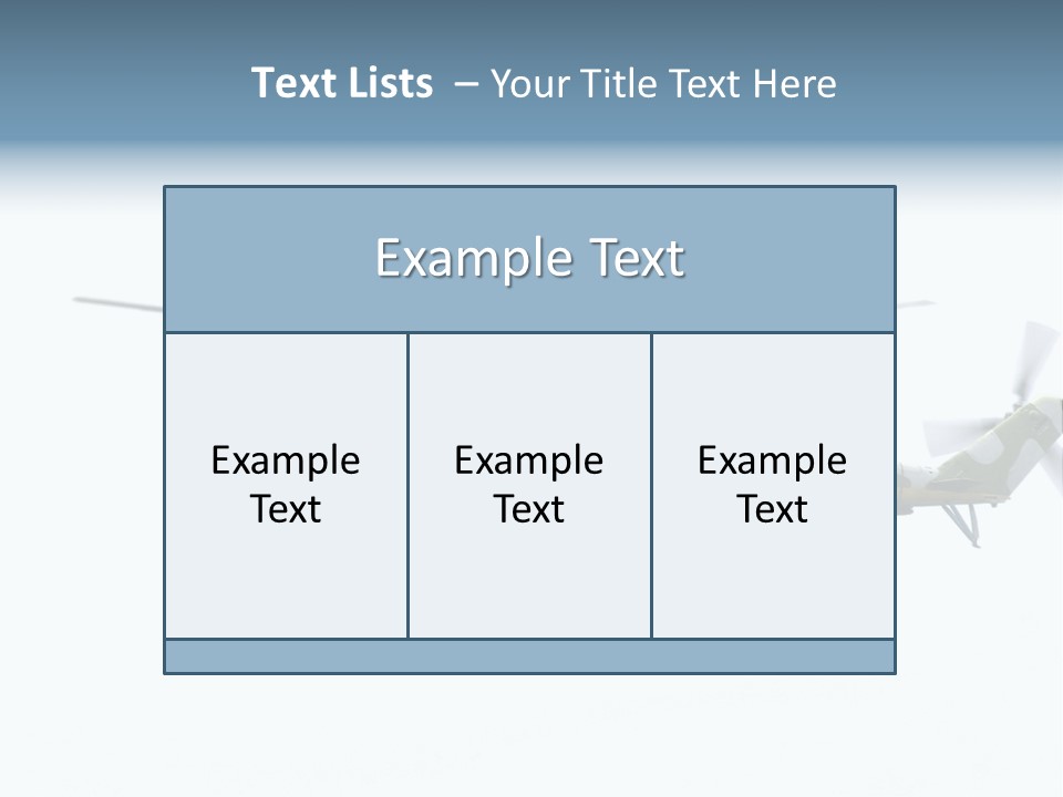 Copyspace Hind Warbird PowerPoint Template