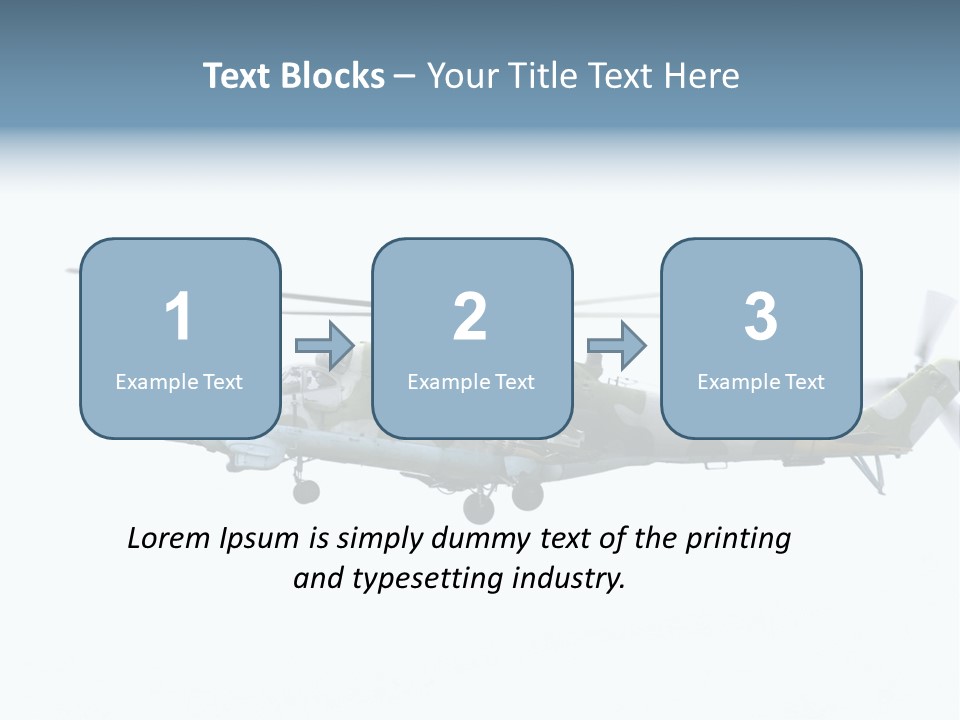 Copyspace Hind Warbird PowerPoint Template