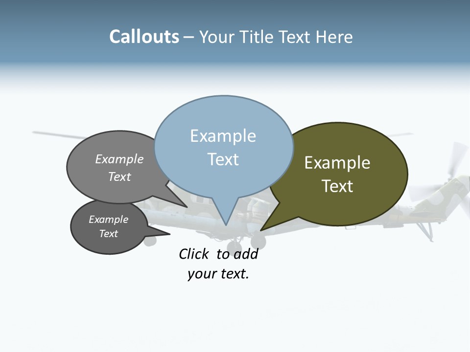Copyspace Hind Warbird PowerPoint Template
