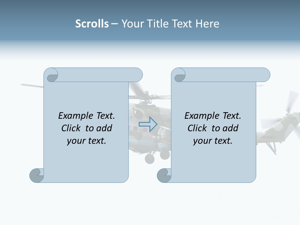 Copyspace Hind Warbird PowerPoint Template