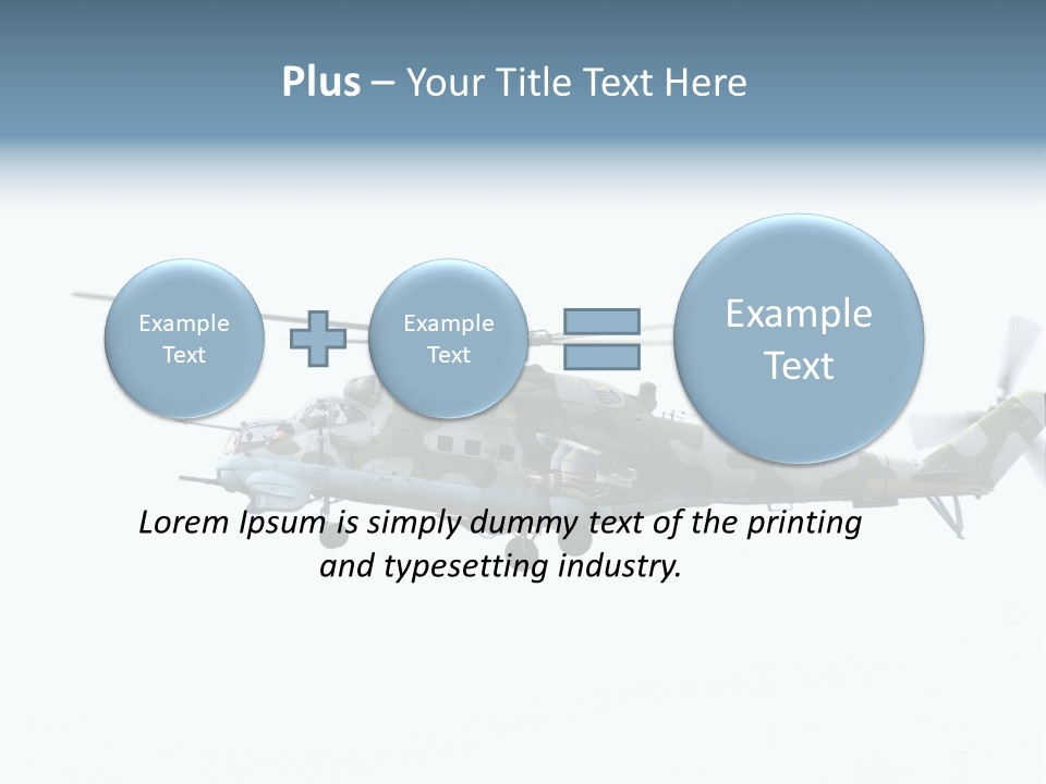 Copyspace Hind Warbird PowerPoint Template