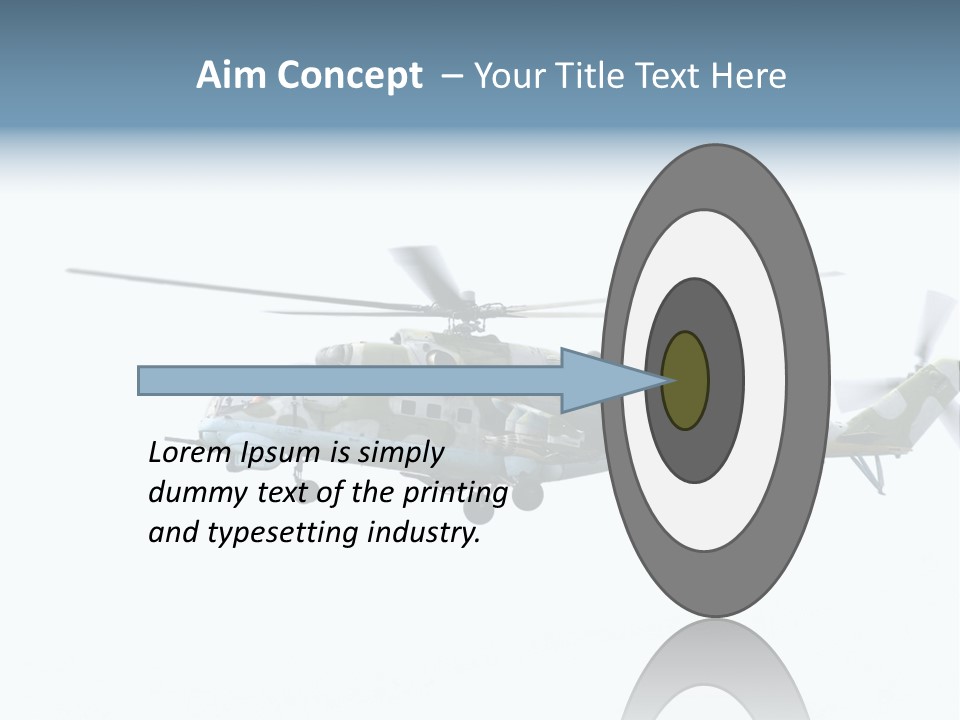 Copyspace Hind Warbird PowerPoint Template