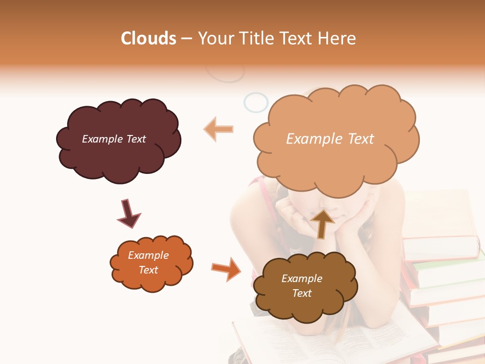 Heap Cloud Teenager PowerPoint Template