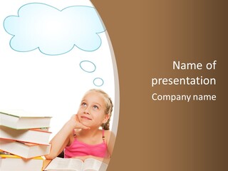 Cute Literature Dreaming PowerPoint Template