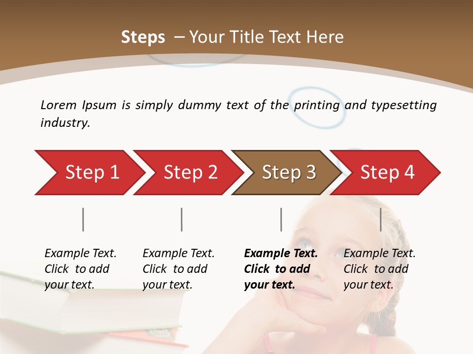 Cute Literature Dreaming PowerPoint Template