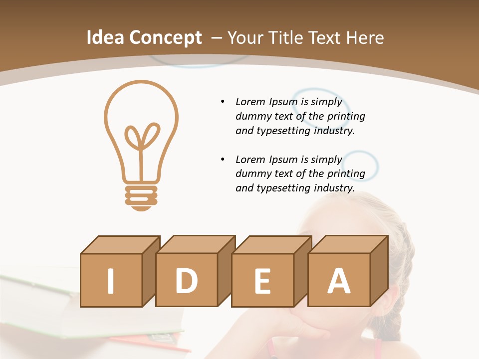 Cute Literature Dreaming PowerPoint Template