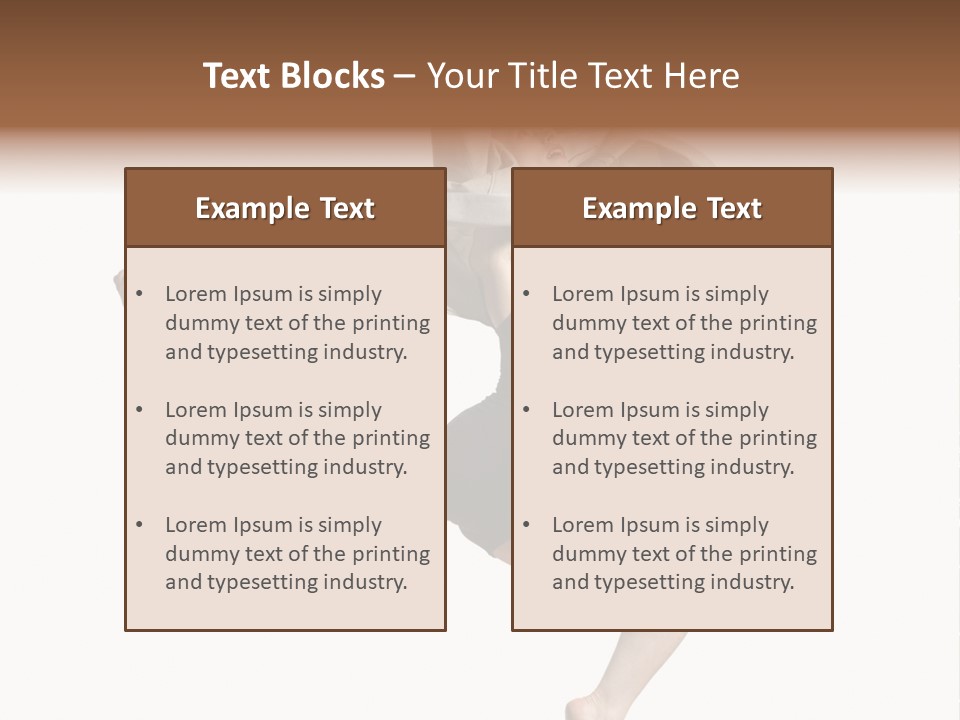 Healthy Natural Feminine PowerPoint Template