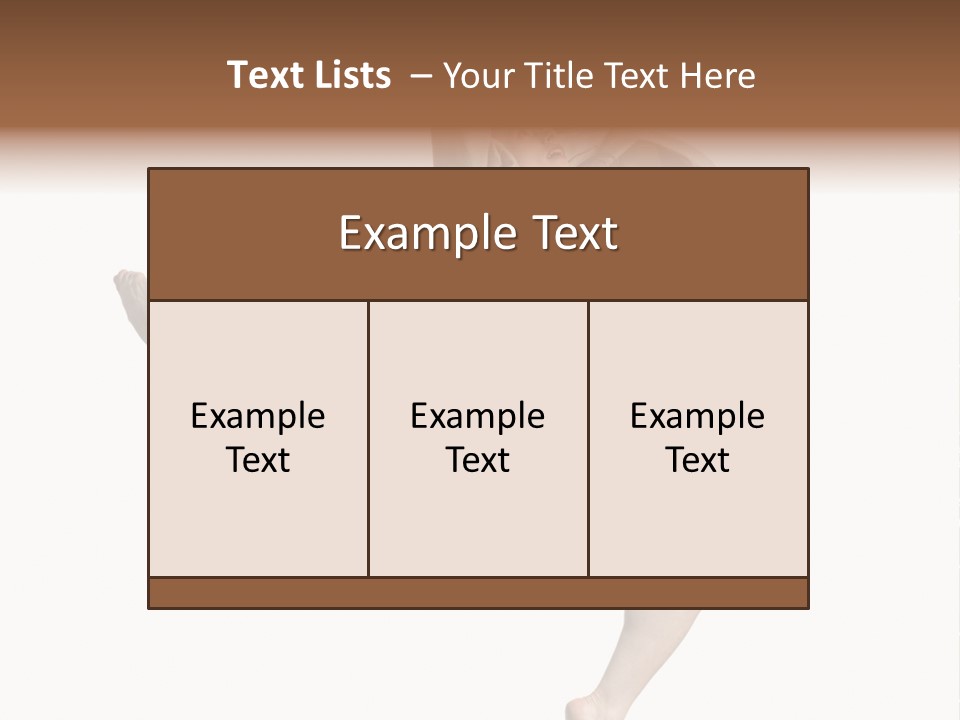 Healthy Natural Feminine PowerPoint Template
