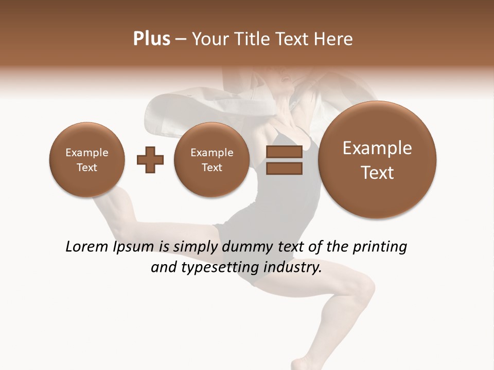 Healthy Natural Feminine PowerPoint Template