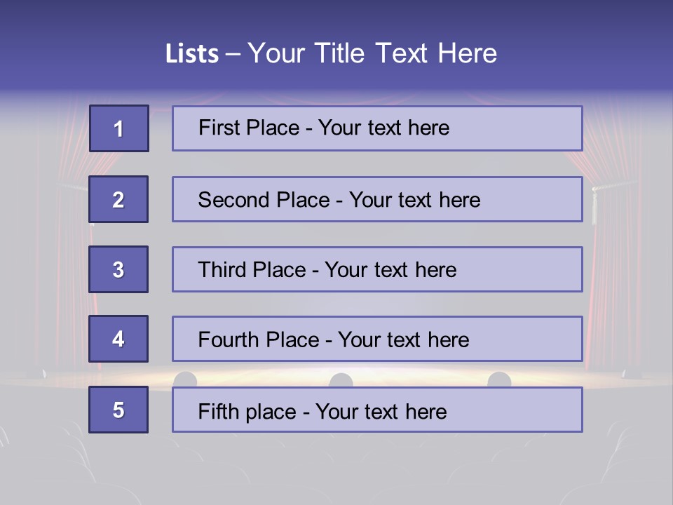 Spotlight Opera Auditorium PowerPoint Template