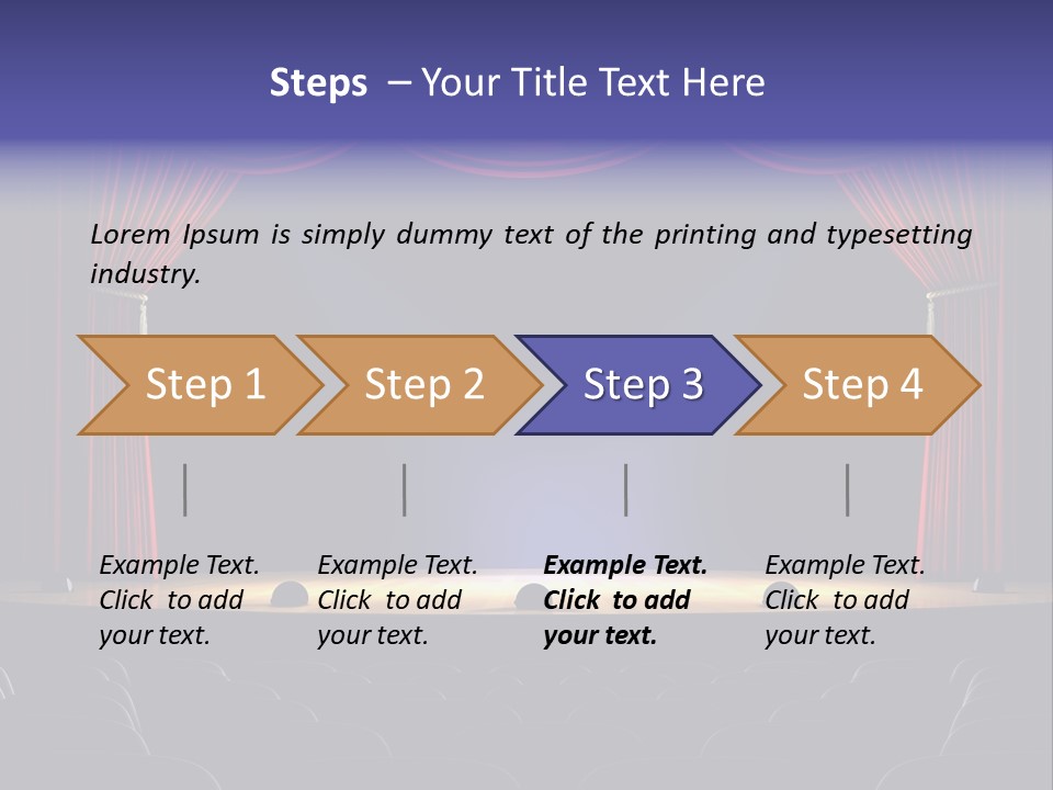 Spotlight Opera Auditorium PowerPoint Template