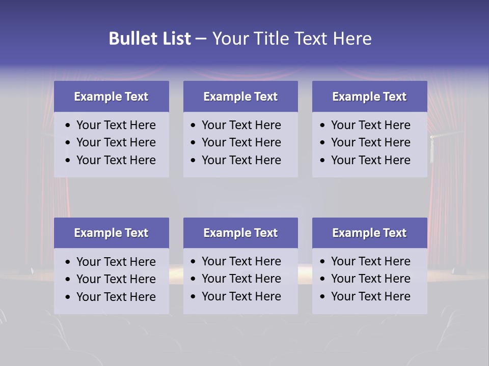 Spotlight Opera Auditorium PowerPoint Template