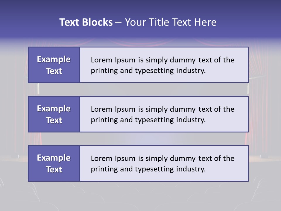 Spotlight Opera Auditorium PowerPoint Template