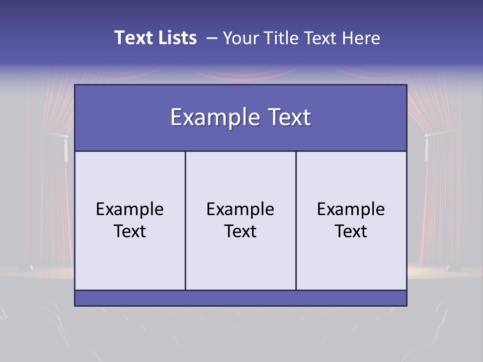 Spotlight Opera Auditorium PowerPoint Template