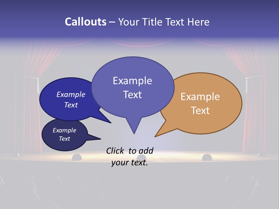 Spotlight Opera Auditorium PowerPoint Template