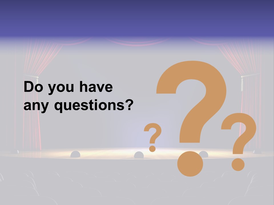 Spotlight Opera Auditorium PowerPoint Template