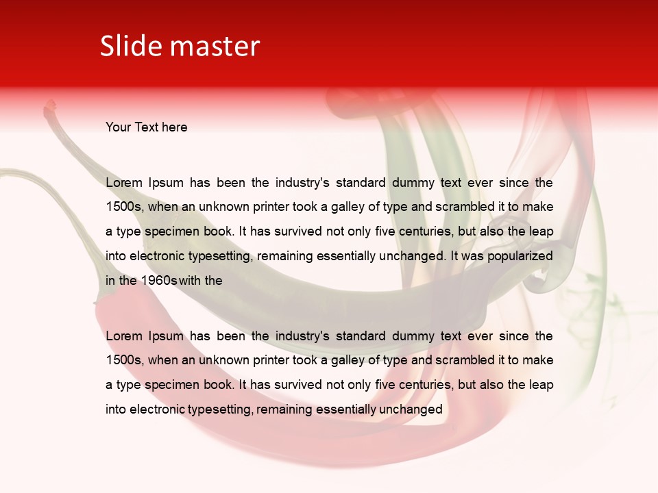 Smoke Flame Light PowerPoint Template