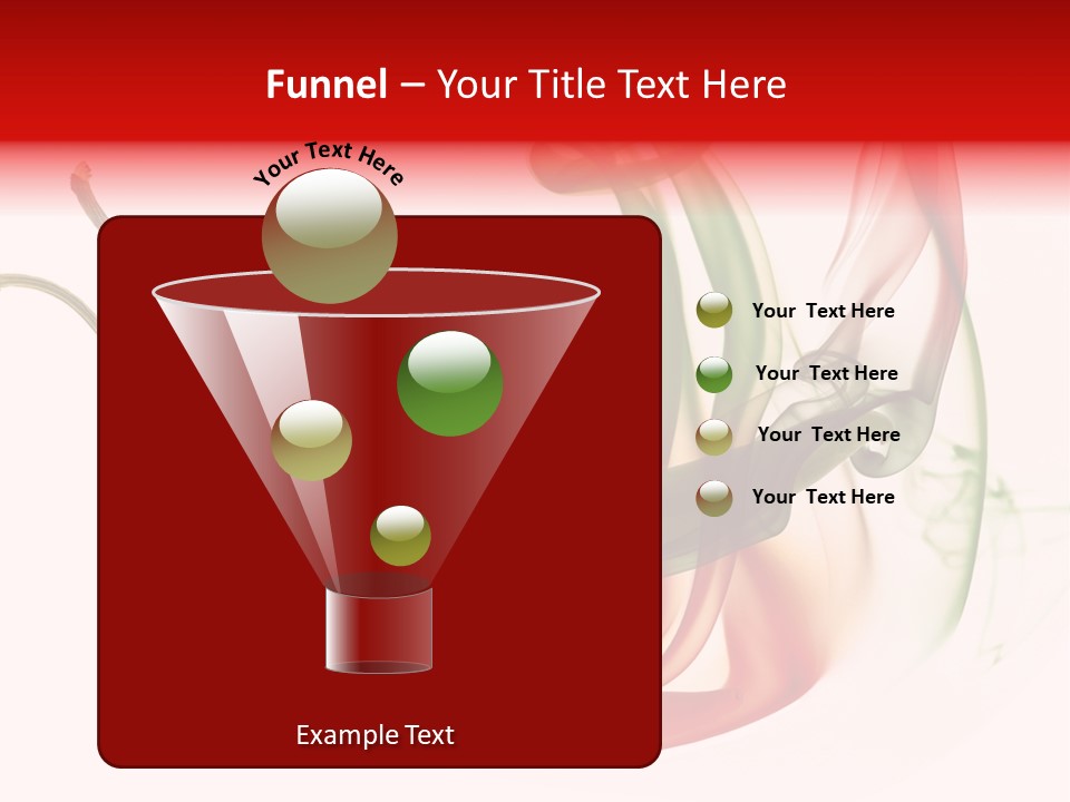 Smoke Flame Light PowerPoint Template