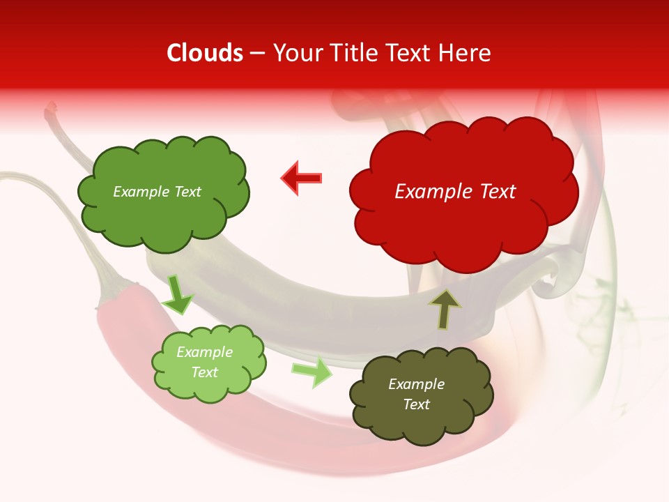 Smoke Flame Light PowerPoint Template