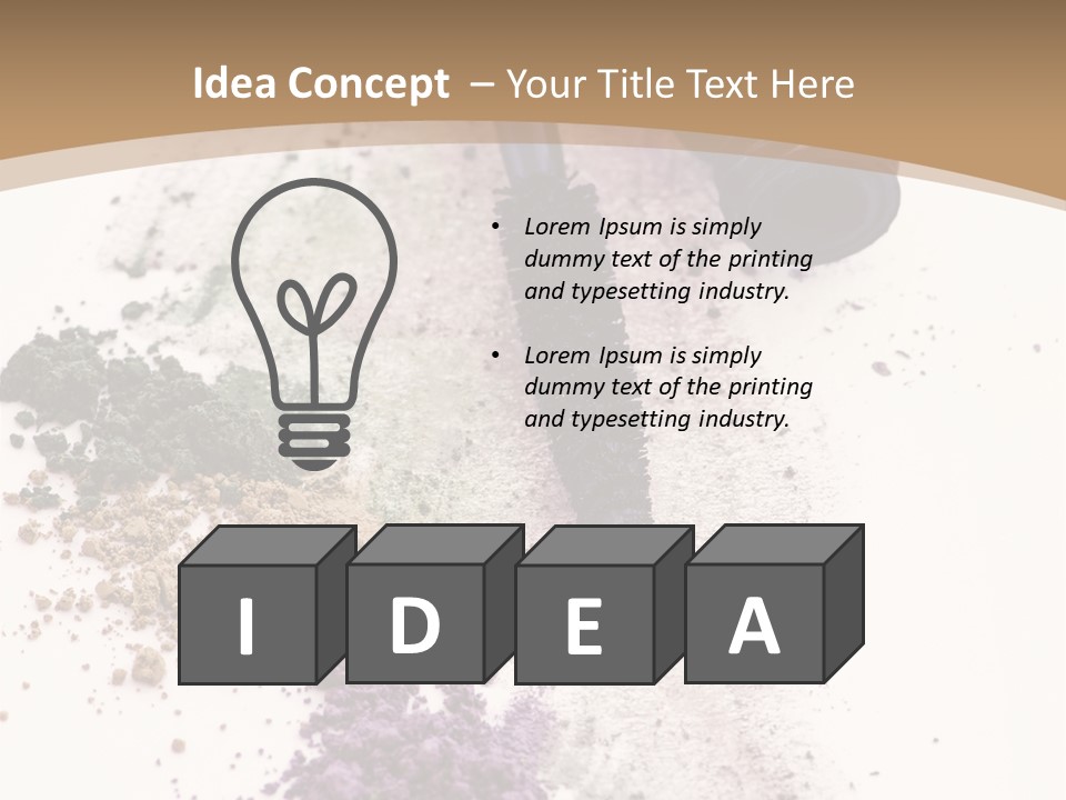 Eye Box Glimmer PowerPoint Template