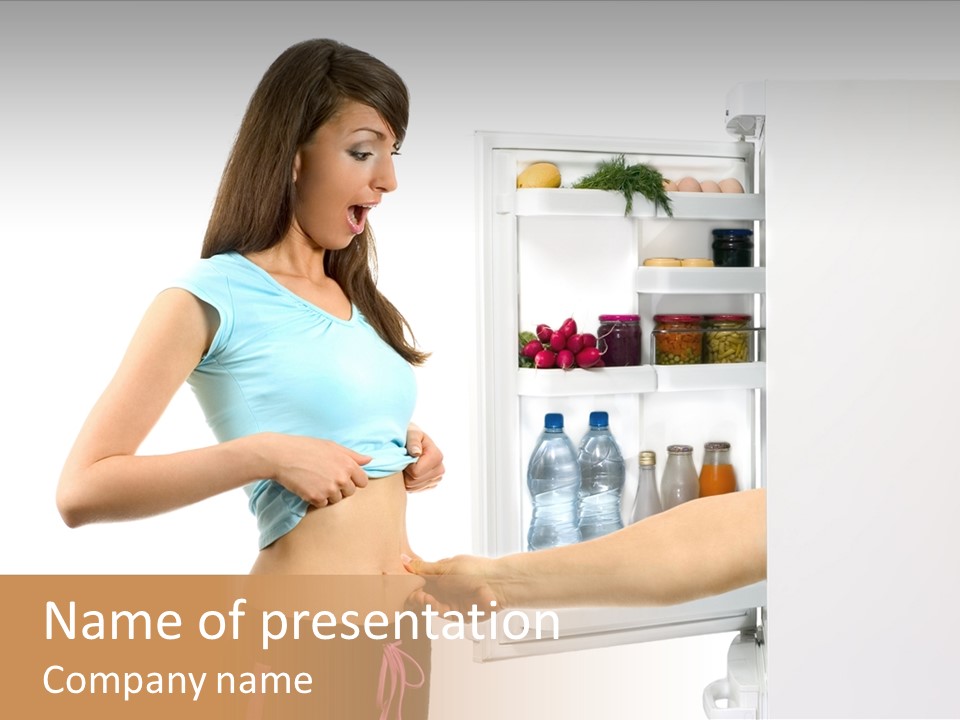 Vitamins Beauty Appetite PowerPoint Template