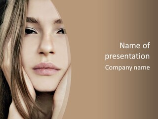 Lips Charm Serious PowerPoint Template