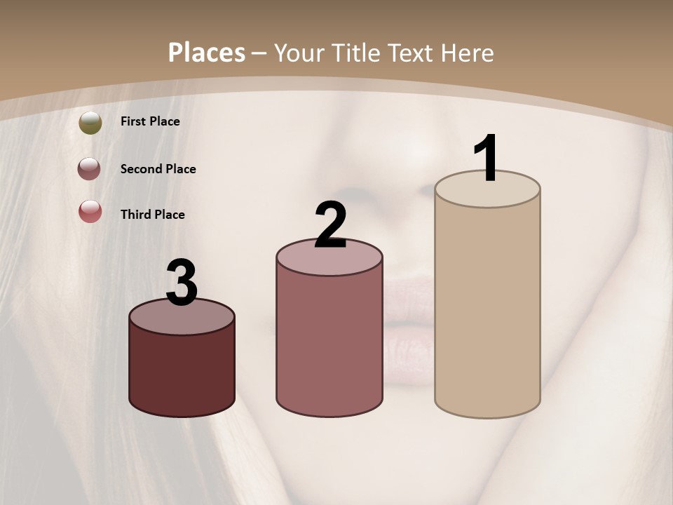 Lips Charm Serious PowerPoint Template