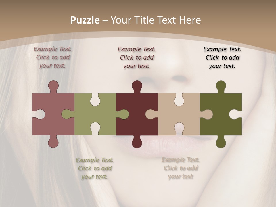 Lips Charm Serious PowerPoint Template