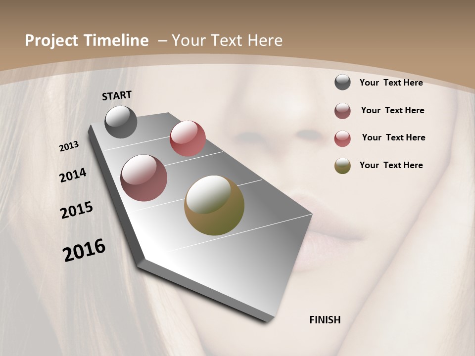 Lips Charm Serious PowerPoint Template