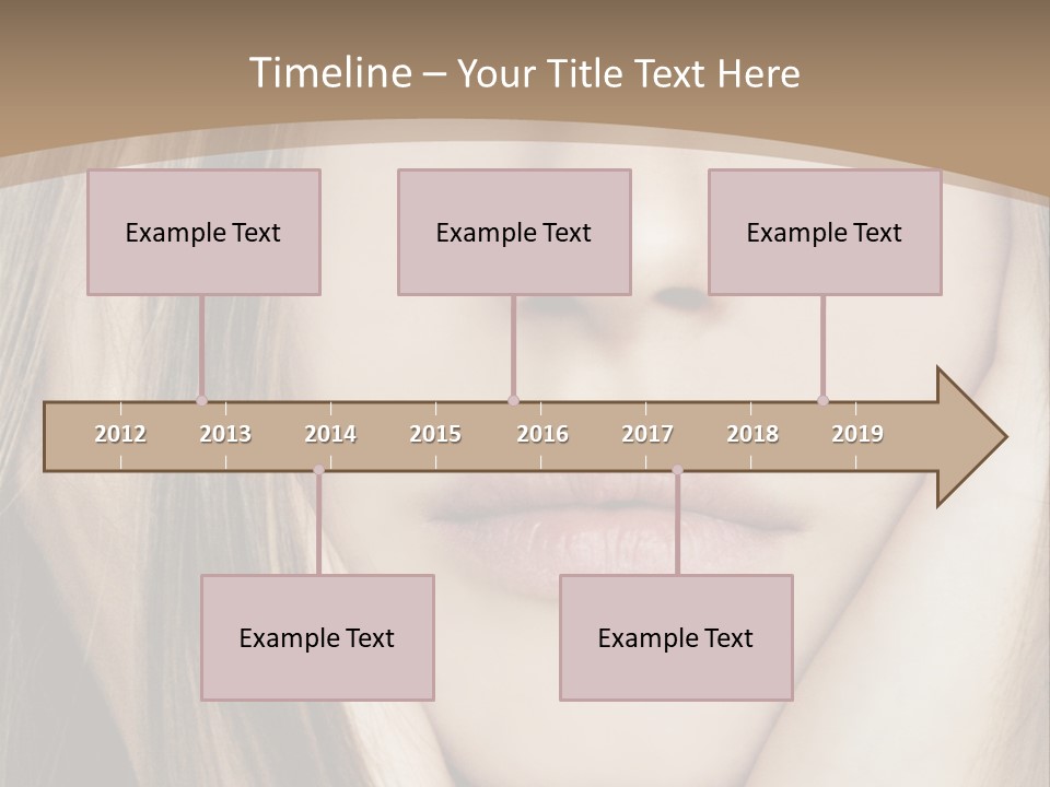Lips Charm Serious PowerPoint Template