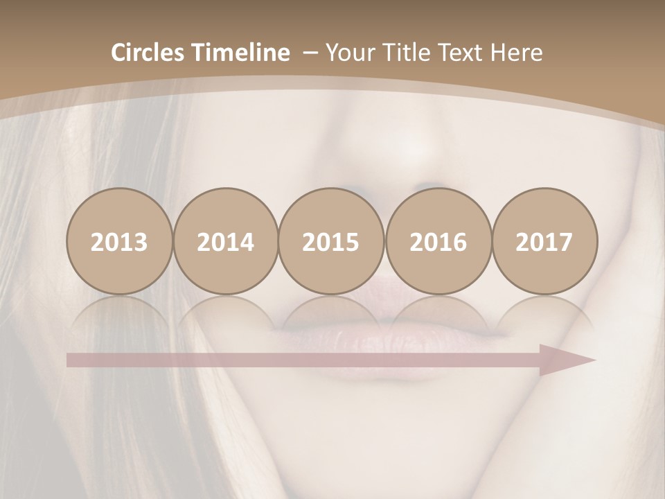 Lips Charm Serious PowerPoint Template