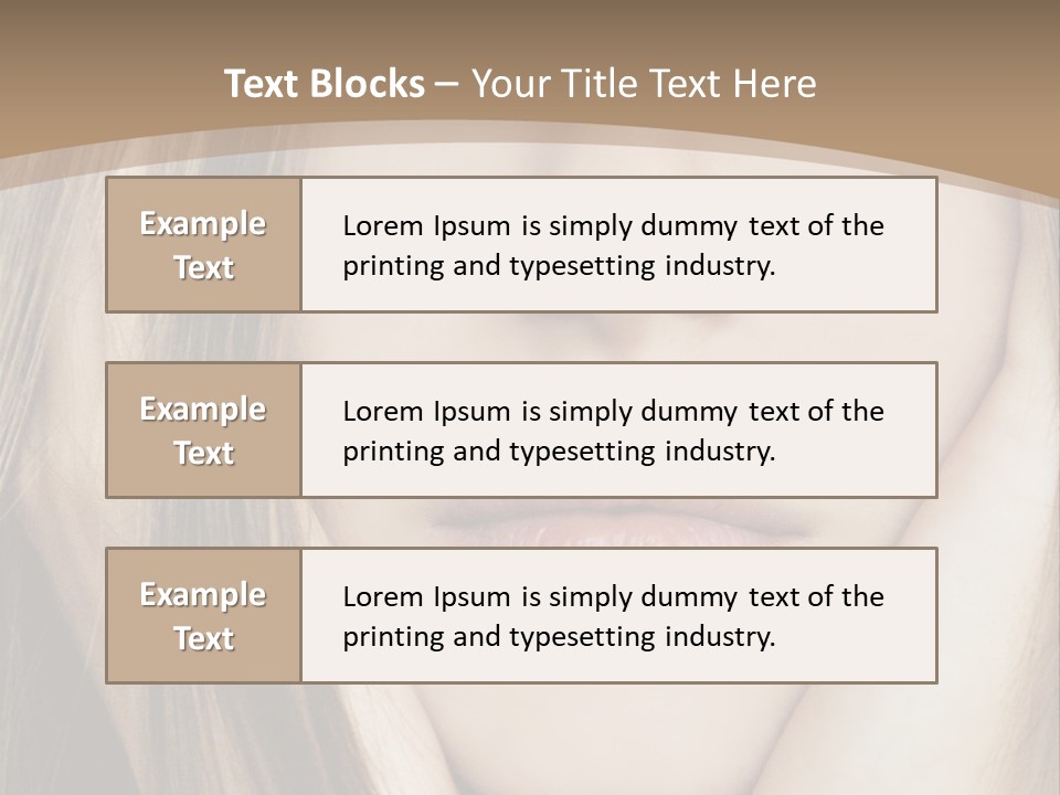 Lips Charm Serious PowerPoint Template