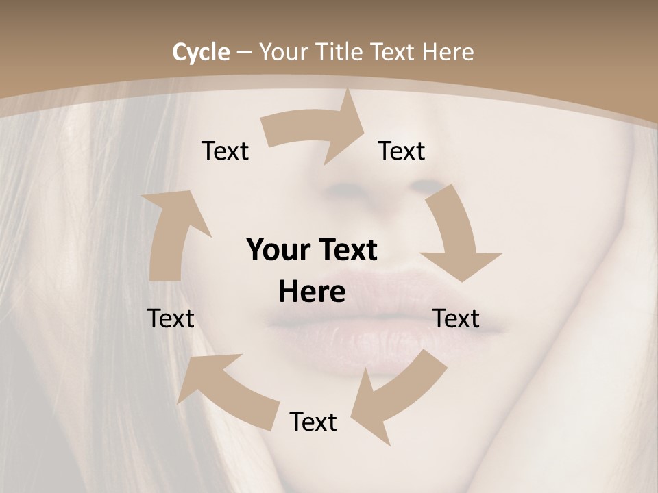 Lips Charm Serious PowerPoint Template