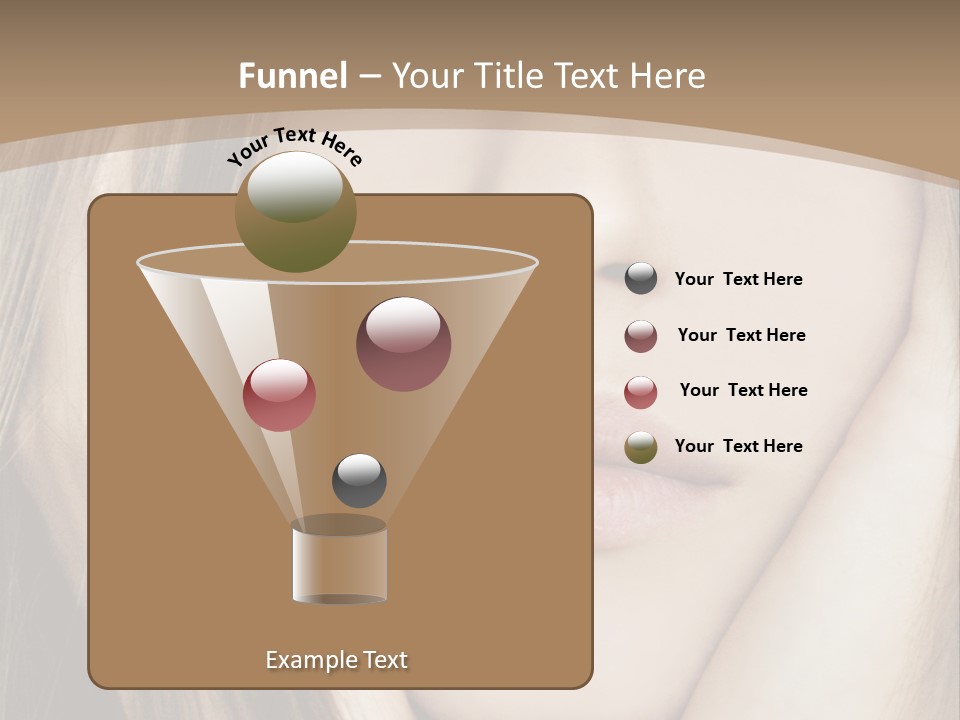 Lips Charm Serious PowerPoint Template