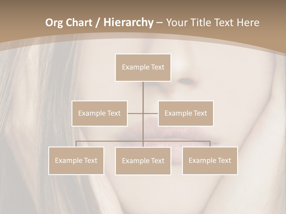 Lips Charm Serious PowerPoint Template