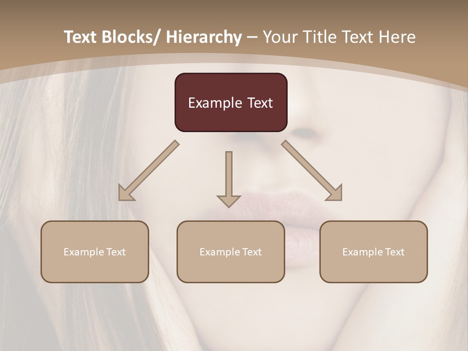 Lips Charm Serious PowerPoint Template