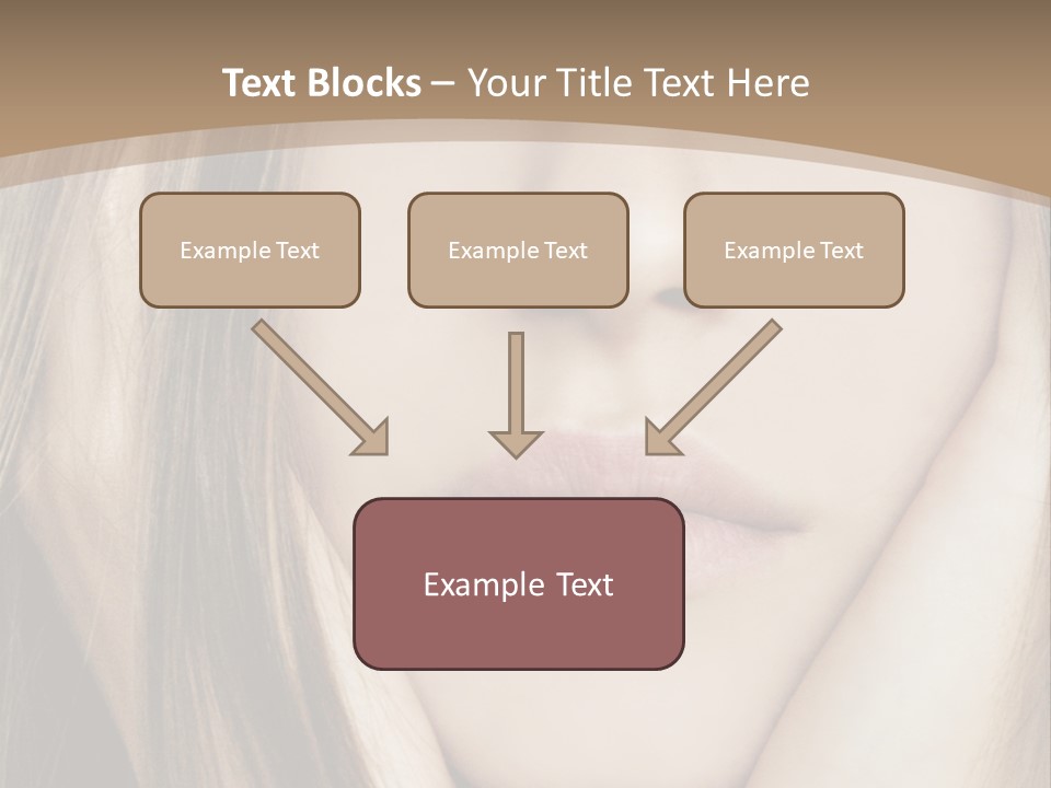 Lips Charm Serious PowerPoint Template
